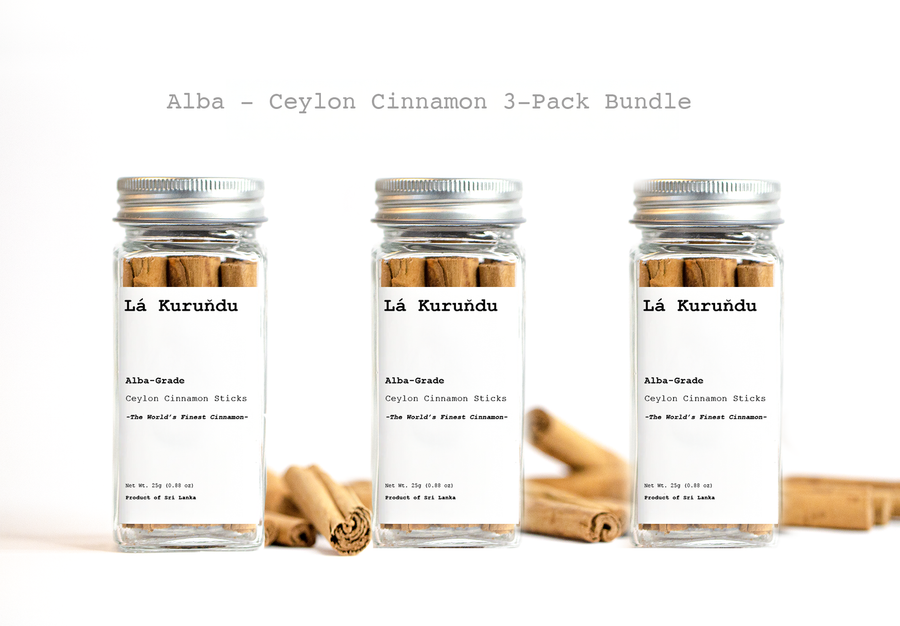Alba - Ceylon Cinnamon 3-Pack Bundle
